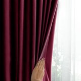Restilo Bordo zavjesa za djelomično zamračenje od samta 140x270 cm Eyelets – | shoptok.hr