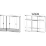 Boxxx Omara Za Oblačila Bari, Bela, Barva Hrasta | Shoptok.si