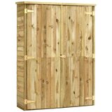  Vrtna kućica za alat od impregnirane borovine 123 x 50 x 171 cm | shoptok.hr