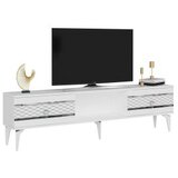 Hanah home tv polica pelin white silver