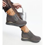 Gemre Dark gray wedge sneakers Cadelaria | Shoptok.si
