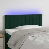  LED uzglavlje tamnozeleno 80 x 5 x 78/88 cm baršunasto | shoptok.hr