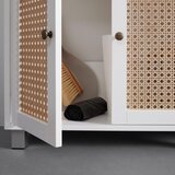 Bessagi Home omarica za pod umivalnik lisa, bela, naravna | Shoptok.si