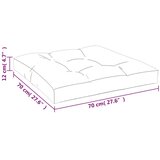  Jastuk za palete crveni karirani 70 x 70 x 12 cm od tkanine | shoptok.hr