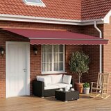  Električna retraktabilna tenda Bordo i Antracit 4 × 3 m | shoptok.hr