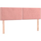 Maison Chic Posteljno vzglavje - Vzglavna omarica 2 kosa roza 72x5x78/88 cm žamet, (22077204) | Shoptok.si