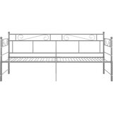  Okvir za krevet na razvlačenje sivi metalni 90 x 200 cm | shoptok.hr