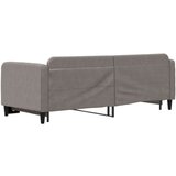  Izvlečna dnevna postelja temno taupe 80x200 cm blago, (20937904) | Shoptok.si