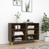  Komoda boja dimljenog hrasta 103,5x35x70 cm konstruirano drvo | shoptok.hr