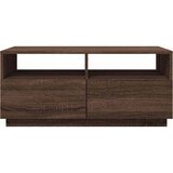  Stolić za kavu s LED svjetlima smeđi hrast 90x49x40 cm | Eponuda.ba
