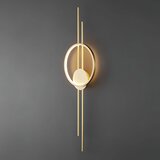 Toolight Moderan LED zidni luster u boji brušenog zlata | shoptok.hr