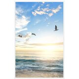 vidaXL Foto okvirji 3 kosi stenski/namizni beli 10x15 cm MDF | Shoptok.si