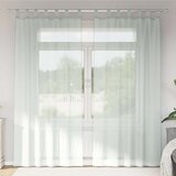 Voile zavjese s petljama 2 kom svijetlo sive 140x245 cm | Shoptok.si