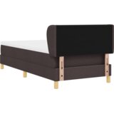 vidaXL Boxspring - Krevet s oprugama i madracem krem 90x200 cm Tamno smeđa | shoptok.hr