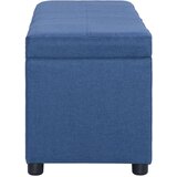 vidaXL Klupa s pretincem za pohranu 116 cm plava poliesterska | shoptok.hr
