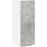 Viseći ormarić 2 pcs Beton siva i bijela 30 x 31 x 80 cm | Eponuda.com