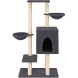  Penjalica za mačke sa stupovima za grebanje tamnosiva 117 cm | shoptok.hr