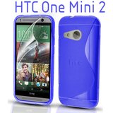  Gumijasti / gel Sline etui za HTC One Mini 2 - modri Cene