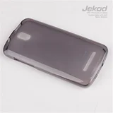 silikonski ovitek HTC Desire 501 prozorno črn TPU/TB + zaščitna folija