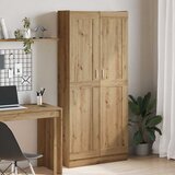 vidaXL Visoka omara artisan hrast 82,5x30,5x185 cm inženirski les Cene