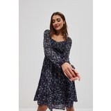 Marisse Patterned Dress L-Su-3717 Navy | Eponuda.ba