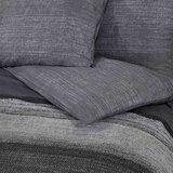  Set posteljine za poplun tamnosivi 155x220 cm pamučni | shoptok.hr