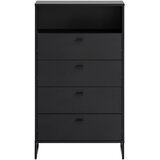 MID.YOU VISOKA KOMODA, črna | Shoptok.si