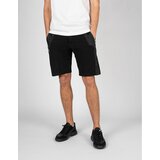 Les Hommes Kratke hlače & Bermuda LKJ501 756A | Short Sweatpants in Mercerized Cotton Črna Cene