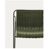 Kave Home Zelena metalna vrtna barska stolica Maurina – | shoptok.hr