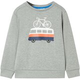  Dječja topla majica svijetla kaki prošarana 92 | shoptok.hr