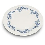 BonBistro Bel/moder servirni porcelanast krožnik ø 32 cm Retro – | Shoptok.si