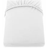 DecoKing bijela elastična posteljina Amber Collection, 180/200 x 200 cm