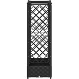  Povišeni krevet s mrežom i krovom Crna 207 x 40 x 126 cm PP | shoptok.hr