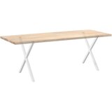  Noge za blagovaonski stol u obliku slova X, 2 kom, bijele, 80 x (72-73) cm, čelik | Eponuda.com