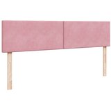  Okvir kreveta s madracima ružičasti 200x200cm baršunasti | shoptok.hr