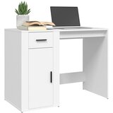  Radni stol bijeli 100 x 49 x 75 cm od konstruiranog drva | Eponuda.ba