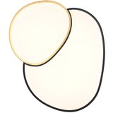 Tri O Crna/u zlatnoj boji LED stropna svjetiljka 63.5x77 cm Rise – | shoptok.hr