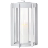 Svijetlo siva LED lanterna s USB (visina 35 cm) Firefly –