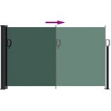  Bočna tenda na uvlačenje tamnozelena 120 x 500 cm | shoptok.hr