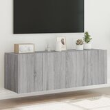 vidaXL Zidni TV ormarići LED 2 kom siva boja hrasta 60x35x41 cm Cijene