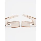 GOODIN Light beige elegant low-heeled sandals | Shoptok.si