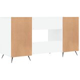  Radni stol visoki sjaj bijeli 140x50x75 cm konstruirano drvo | Eponuda.com