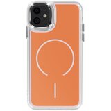 AVIZAR Ohišje MagSafe za iPhone 11 z ojačanimi dvomaterialnimi mehkimi robovi, Oranžna, (5000189256) | Shoptok.si