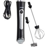  2v1 brezžični aku. 1200mah penilec mleka in tekočin usb črn | shoptok.hr