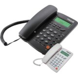 Mean IT Telefon stacionarni, LCD zaslon, ID klicatelja, prostoročno telefoniranje, črna - ST-300 Black | Shoptok.si