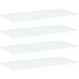 Police za knjige 4 kom bijele 80 x 40 x 1 5 cm od iverice | shoptok.hr