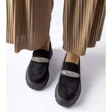 Gemre Black moccasins on a chunky sole Macario | Shoptok.si
