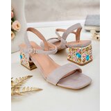 Resti Women's Sandals on a post with crystals Ohvare | shoptok.hr