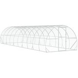  Kokošinjac Srebrna 1000 x 300 x 200 cm Pocinčani čelik | shoptok.hr