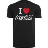Merchcode Men's T-shirt I Love Coca Cola black | shoptok.hr